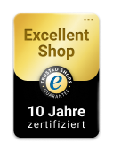 Trusted Shops Excellent Shop Auszeichnung 10 Jahre