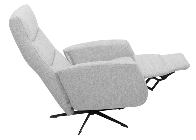 Relaxsessel MAJOR Hellgrau - Webstoff