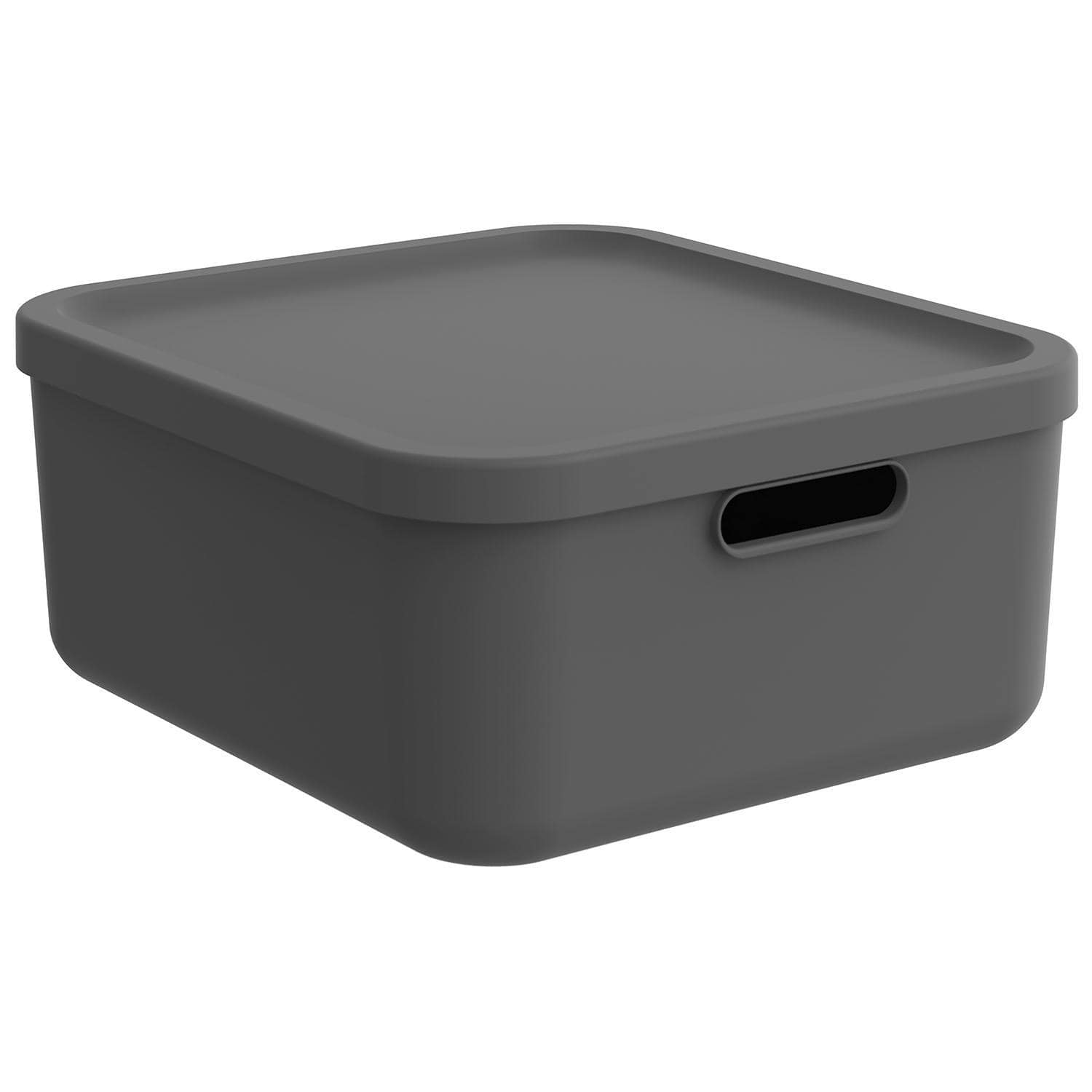 Aufbewahrungsbox 20 Liter ALBULA 20 Liter - Anthrazit - Kunststoff