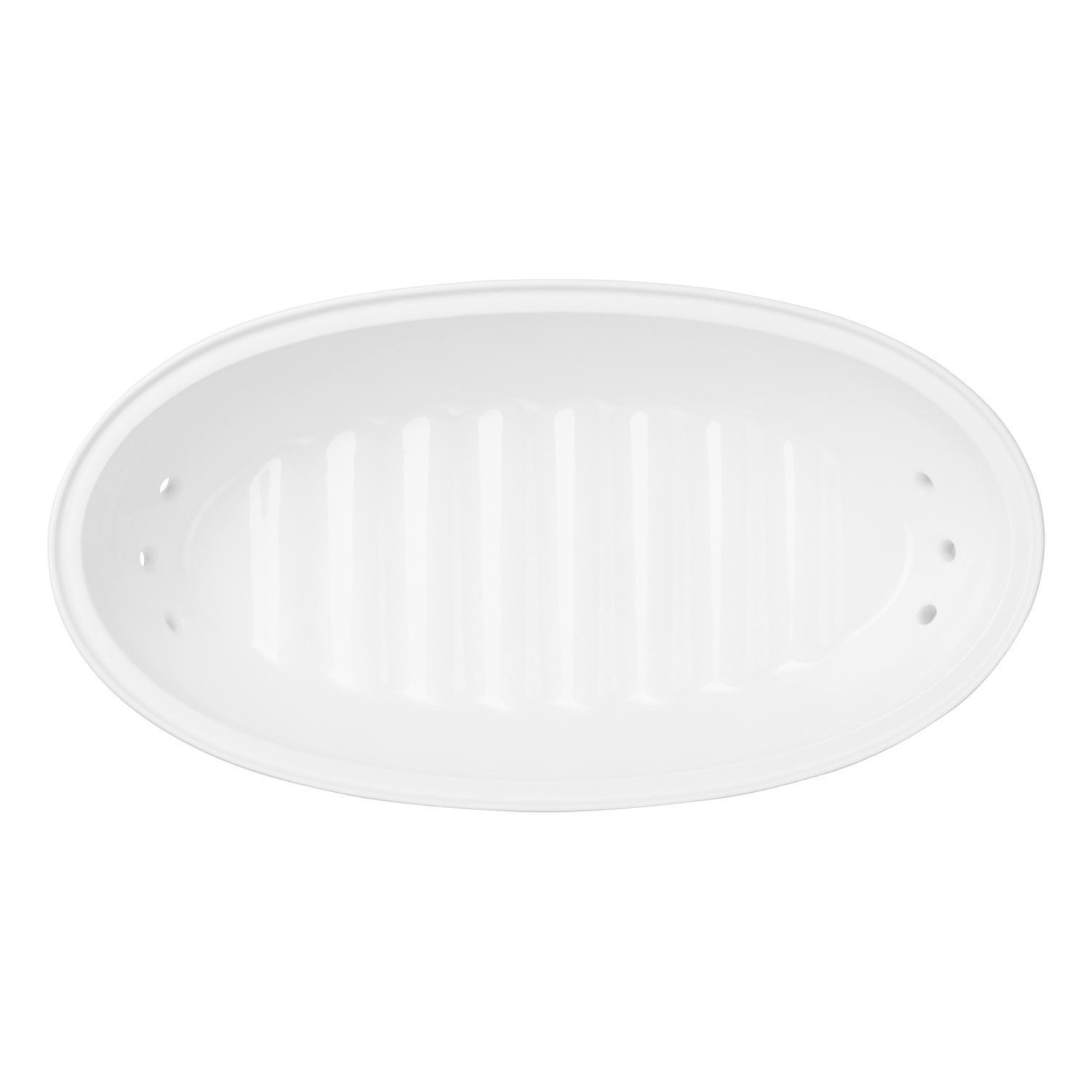 Brottopf B 32 cm KITCHEN'ART B 32 x T 18 cm - Weiß - Steinzeug