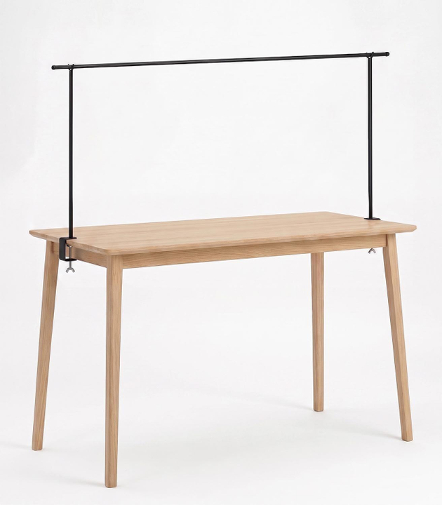 Deko-Tischgestell LASSANDA Schwarz - Metall - B 176 - 250 cm