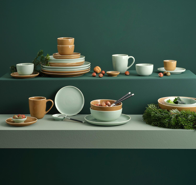 geriffelte tassen kleine Tasse geriffelt - weiß von ERNST Nox