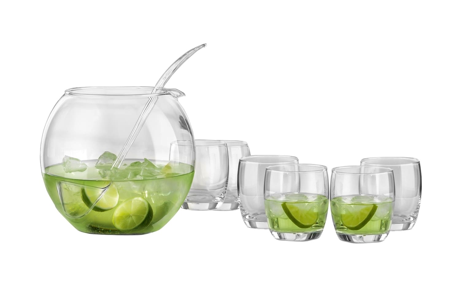 Bowle-Set 8-tlg. LIBERA Glas