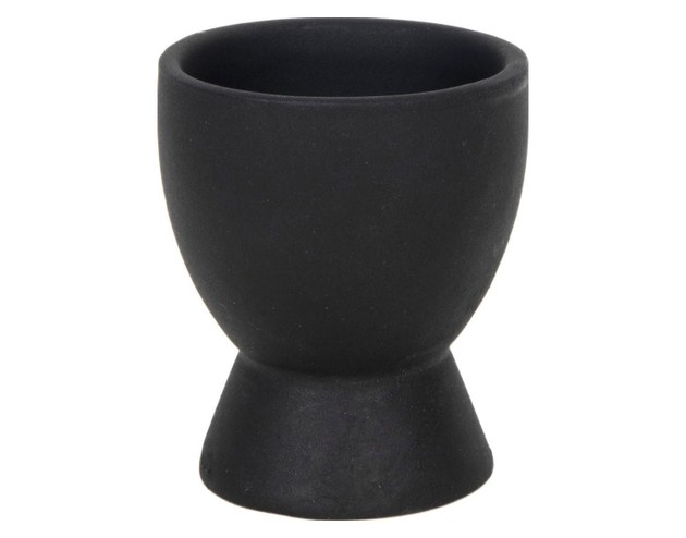 Eierbecher BRUNCH H 8 cm - Schwarz matt