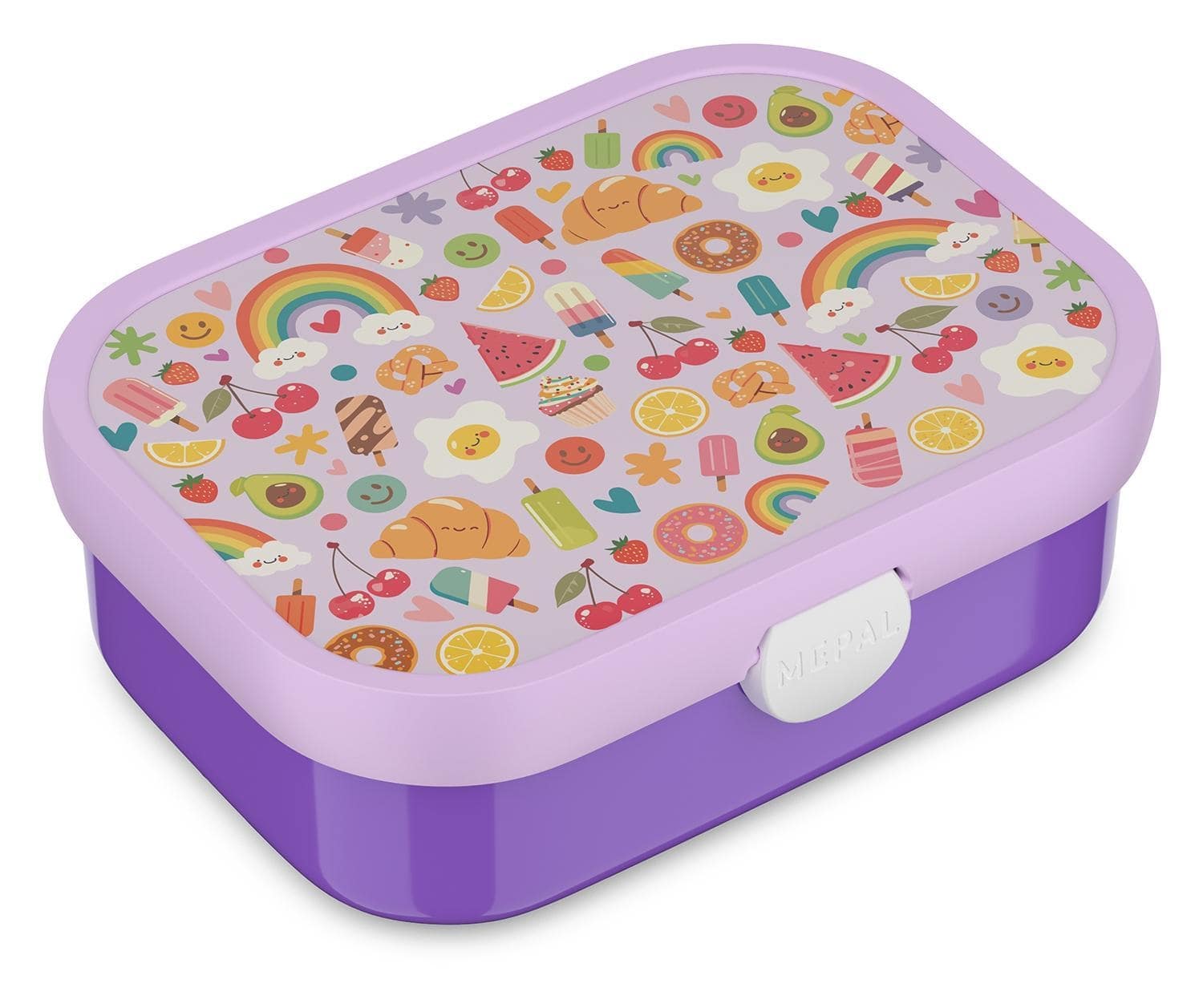 Brotdose 750 ml CAMPUS 18 x 13 cm - Lila - Kunststoff