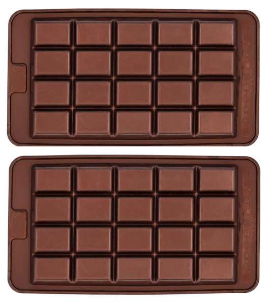 Schokoladentafelformen 2er Set CHOCOLATERIE
